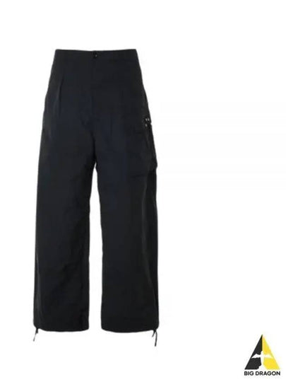 Snap Pocket Cargo Straight Pants Black - TEN C - BALAAN 2