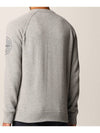 Geelong Wool Embroidery Crewneck Knit Top Light Grey - STONE ISLAND - BALAAN 3