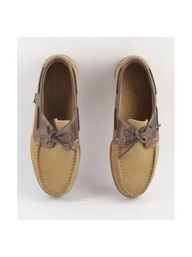 Bath Suede Boat Shoes Beige - PARABOOT - BALAAN 2