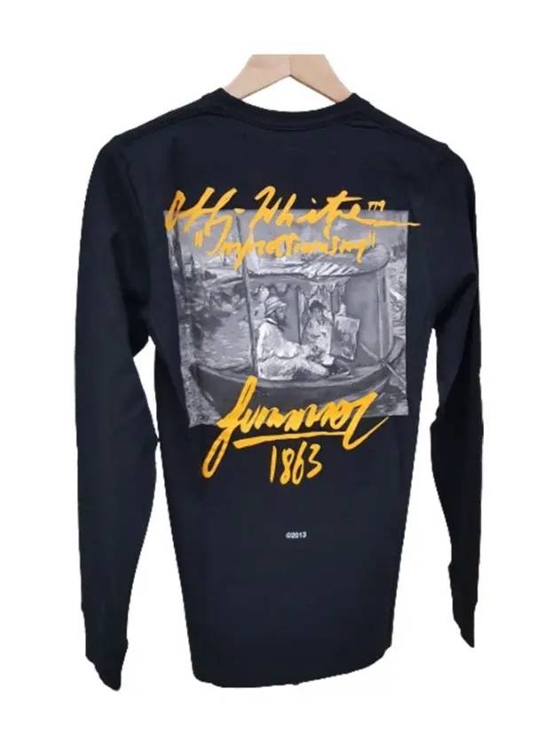 Men's Summer 1863 Long Sleeve T-Shirt Black - OFF WHITE - BALAAN 2