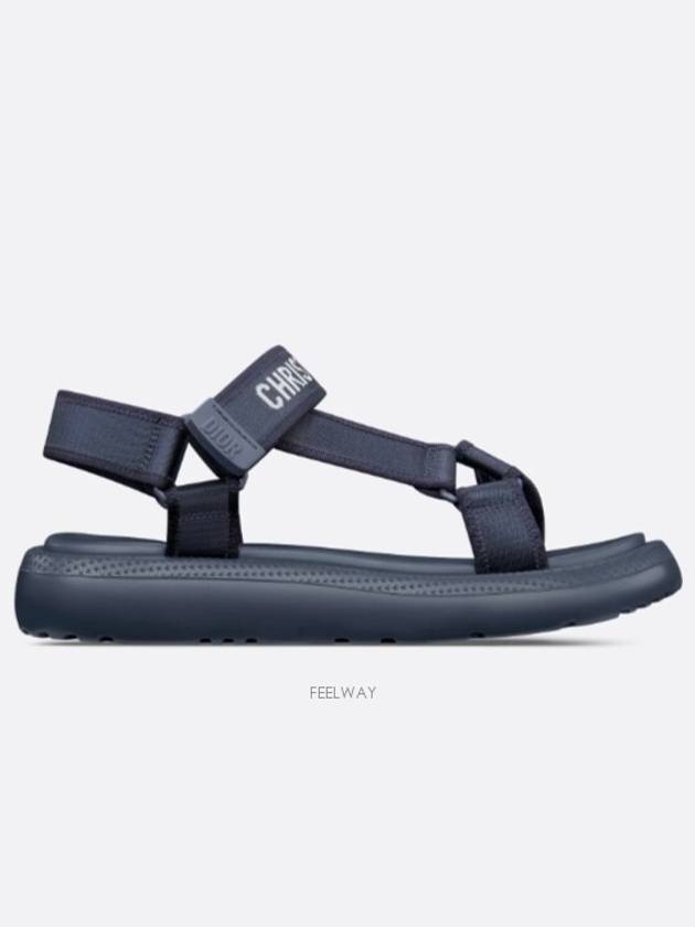 Dioriviera D Wave Sandals Black - DIOR - BALAAN 3