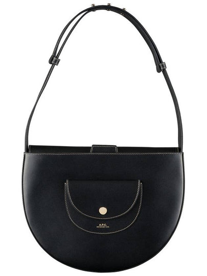 Semi Circle Pocket Bag Black - A.P.C. - BALAAN 2