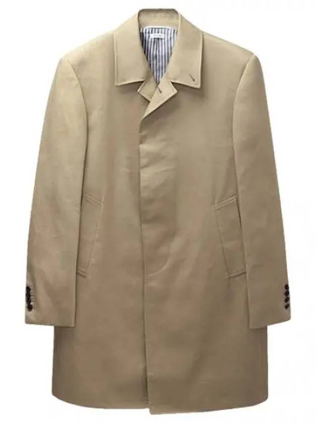 Balmacan collar mackintosh overcoat coat - THOM BROWNE - BALAAN 1