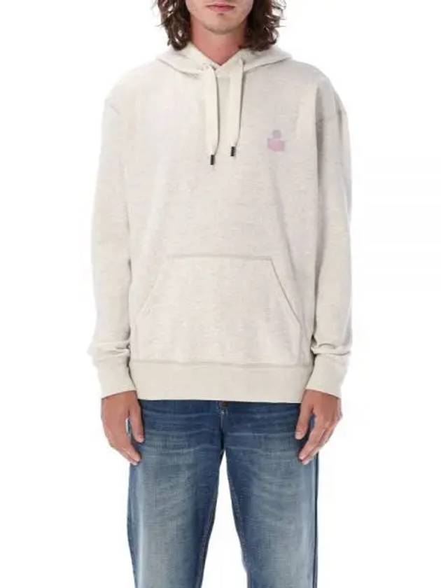 Matte Logo Print Hoodie Ecru - ISABEL MARANT - BALAAN 2