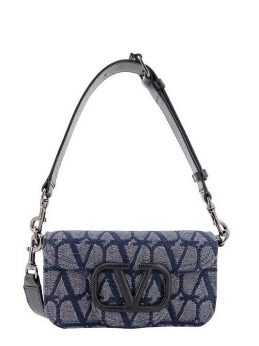 Toile Iconographe Shoulder Bag Navy - VALENTINO - BALAAN 1