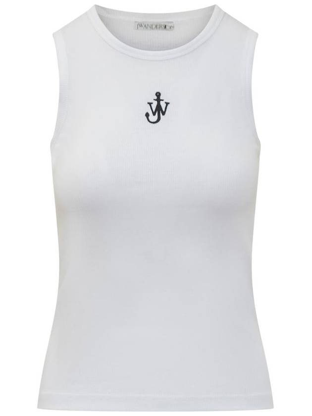 JW Anderson Anchor Embroid Tank Top - JW ANDERSON - BALAAN 1