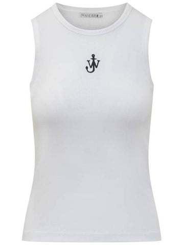 JW Anderson Anchor Embroid Tank Top - JW ANDERSON - BALAAN 1