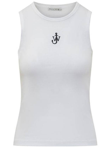 JW Anderson Anchor Embroid Tank Top - JW ANDERSON - BALAAN 1