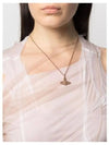 Mini Bas Relief Pendant Necklace Rose Gold - VIVIENNE WESTWOOD - BALAAN 3