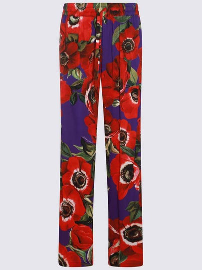 24 ss Multicolor Silk Pants FTC12TFSA55HPAA5 B0481007156 - DOLCE&GABBANA - BALAAN 2