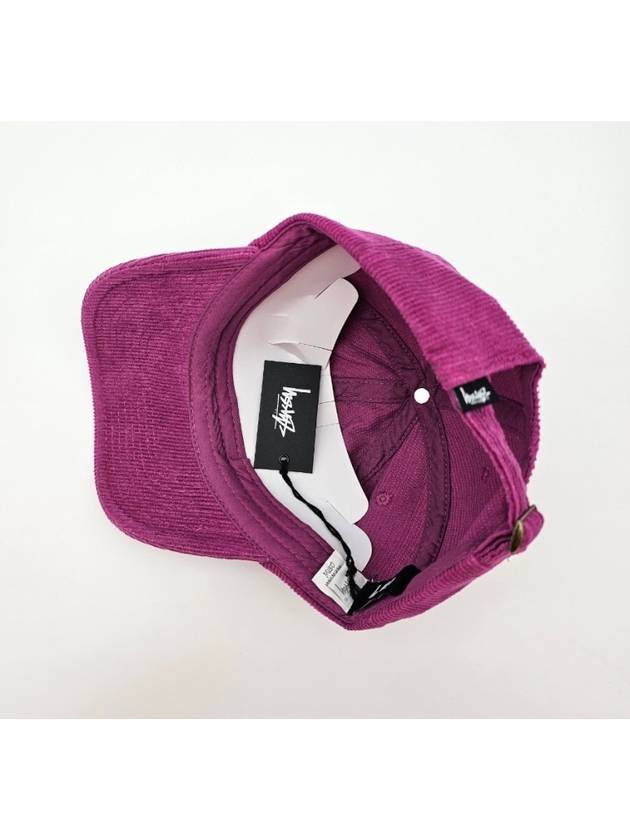 Graffiti Corduroy Low Pro Ball Cap Purple - STUSSY - BALAAN 8