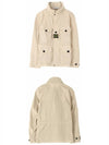 Cordura Field Wappen Cotton Jacket Ivory - STONE ISLAND - BALAAN 5