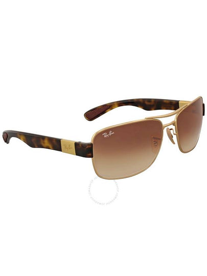 Ray Ban Brown Gradient Rectangular Men's Sunglasses RB3522 001/13 61 - RAY-BAN - BALAAN 2