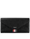 Envelope Continental Long Wallet Black - THOM BROWNE - BALAAN 2