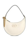 V Logo Classic Leather Chain Shoulder Bag Ivory - VALENTINO - BALAAN 2