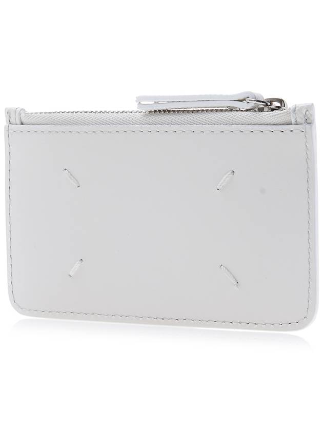 Stitch Zipper Card Wallet White - MAISON MARGIELA - BALAAN 3