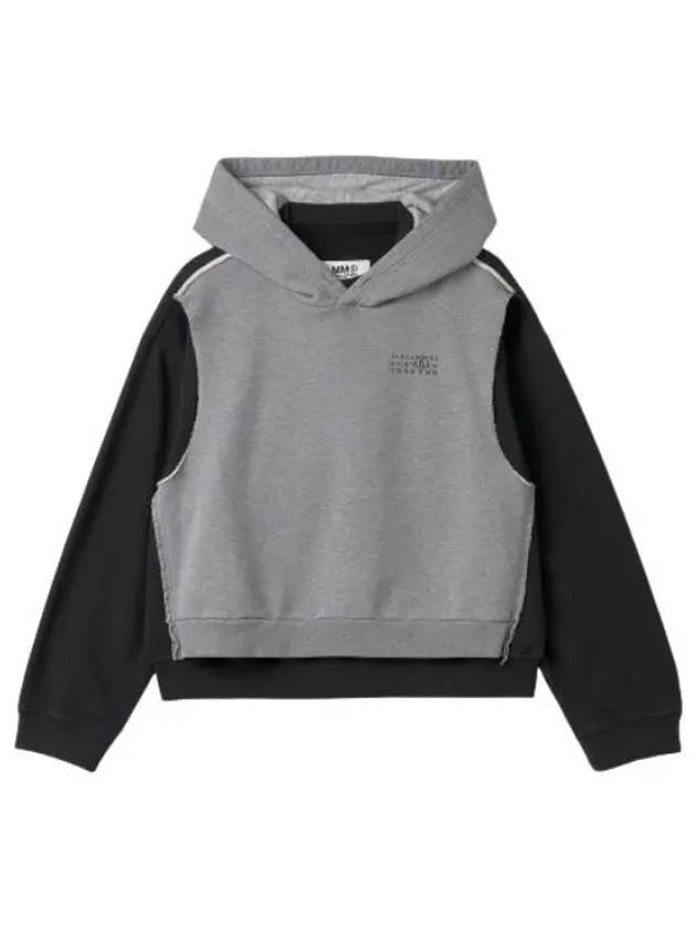 Logo Cotton Hoodie Grey Black - MAISON MARGIELA - BALAAN 2