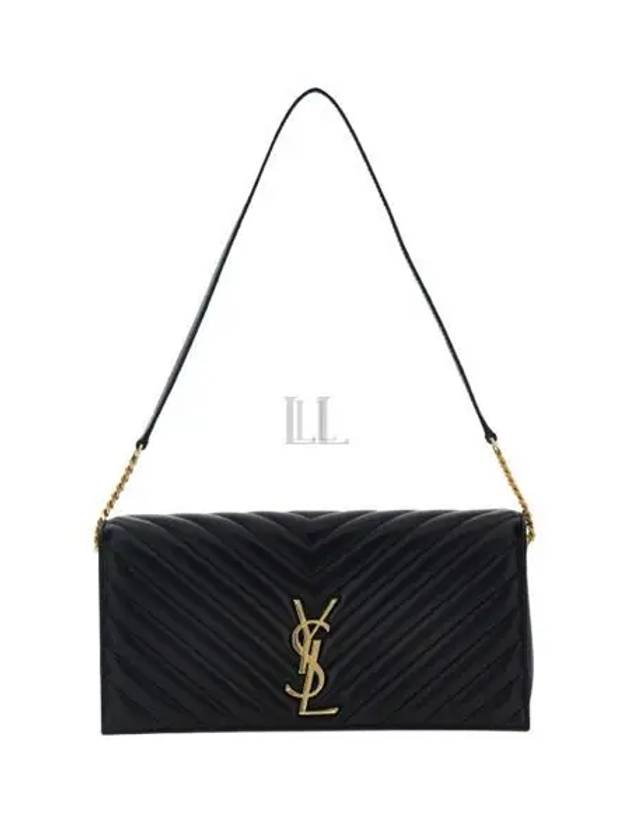 Kate 99 Chain Quilted Lambskin Shoulder Bag Black - SAINT LAURENT - BALAAN 2