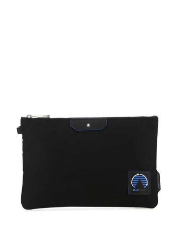 Clutch Pouch 128734 BLACK BLUE Black - MONTBLANC - BALAAN 1