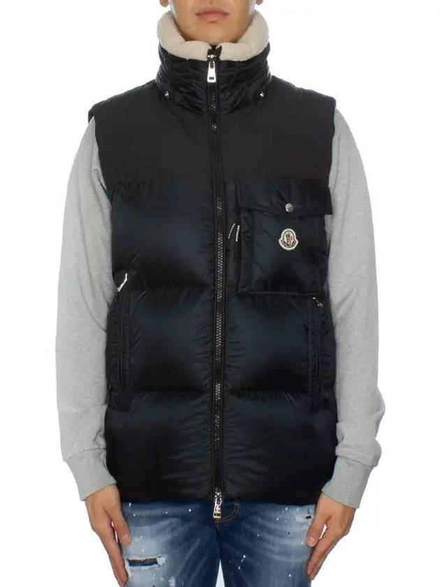 Oust Down Vest Black - MONCLER - BALAAN 10