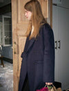 Lotus Classic Wool Double Coat Navy - LETTER FROM MOON - BALAAN 5