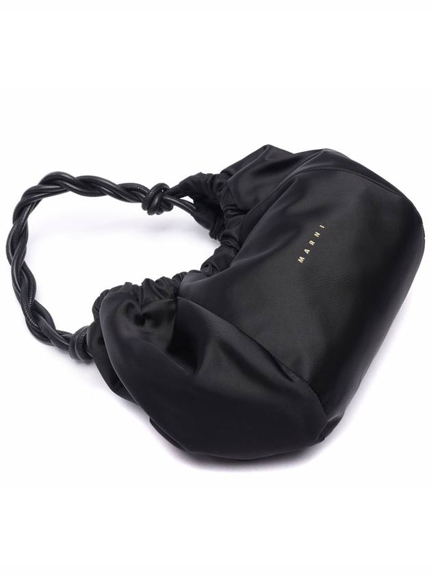 Nylon Hobo Shoulder Bag Black - MARNI - BALAAN 6