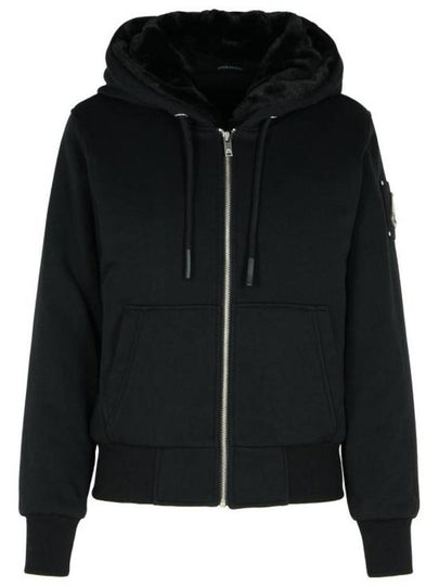 Classic Bunny Zip Up Hoodie Black - MOOSE KNUCKLES - BALAAN 2