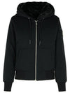 Classic Bunny Zip Up Hoodie Black - MOOSE KNUCKLES - BALAAN 2