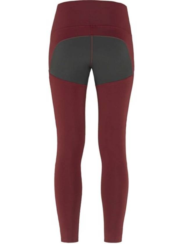 Women's Abisko Trekking Tights Pro Pomegranate Red - FJALL RAVEN - BALAAN 3