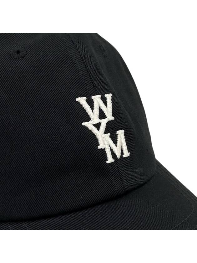 Logo Cotton Ball Cap Black - WOOYOUNGMI - BALAAN 4