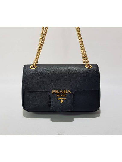 Saffiano flap chain shoulder bag 1BD193 - PRADA - BALAAN 2