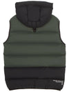 Logo Patch Hoodie Padding Vest Green - MOOSE KNUCKLES - BALAAN 3