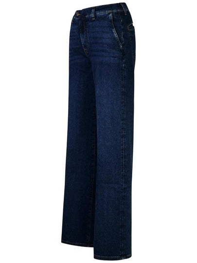 7 For All Mankind 'Lotta' Tailored Blue Cotton Jeans - 7 FOR ALL MANKIND - BALAAN 2