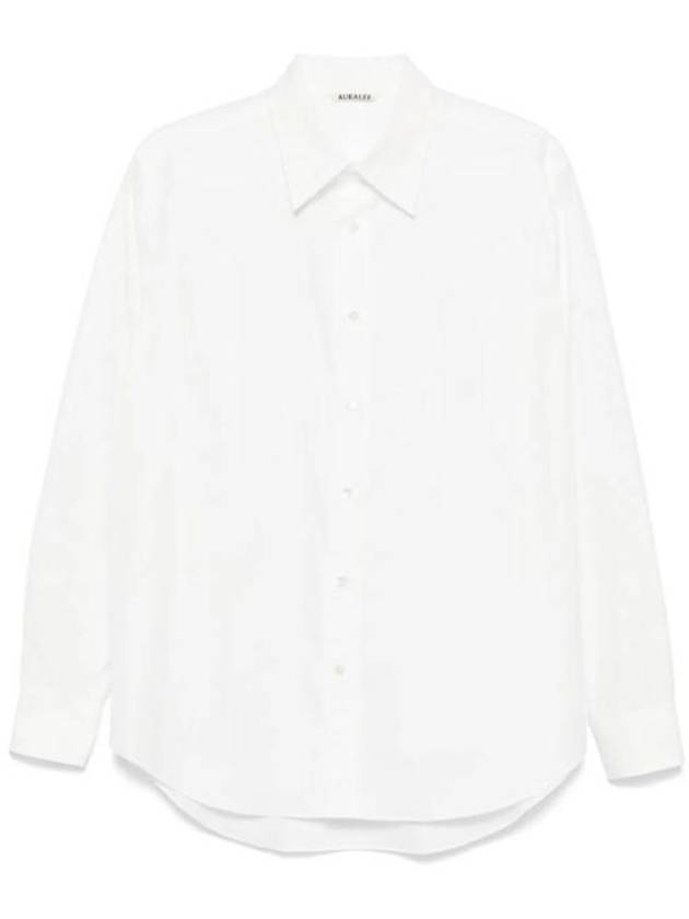 Long Sleeve Shirt A24AS01HO White - AURALEE - BALAAN 1