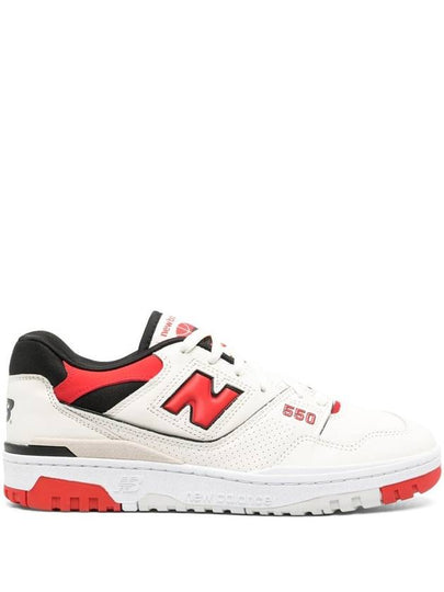 550 Lace-Up Low-Top Sneakers True Red Sea Salt - NEW BALANCE - BALAAN 2