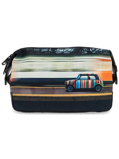 Paul Smith Cosmetic Bag With Colourful Print, Men's, Multicolour - PAUL SMITH - BALAAN 1