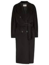 Madame Icon Cashmere Double Coat Black - MAX MARA - BALAAN 1