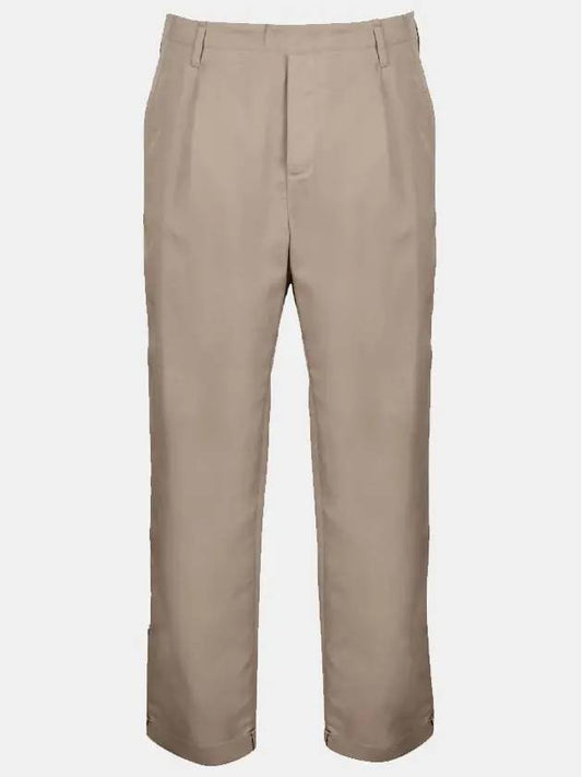 Cotton Blend Straight Pants Brown - NEIL BARRETT - BALAAN 2