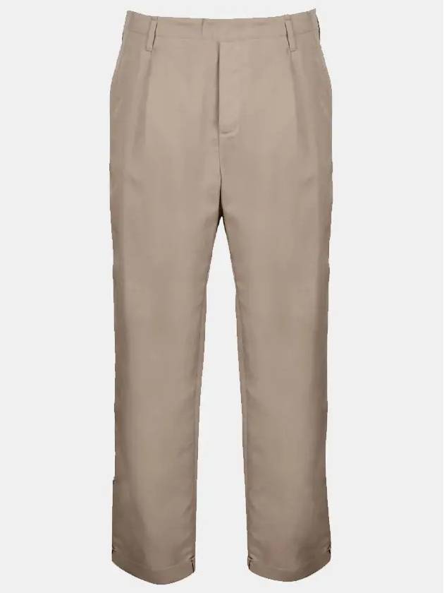 Cotton Blend Straight Pants Brown - NEIL BARRETT - BALAAN 4