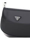 Cleo Brushed Flap Shoulder Bag Black - PRADA - BALAAN 5