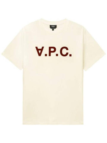 Standard Grand VPC Short Sleeve T-Shirt Ivory - A.P.C. - BALAAN 1