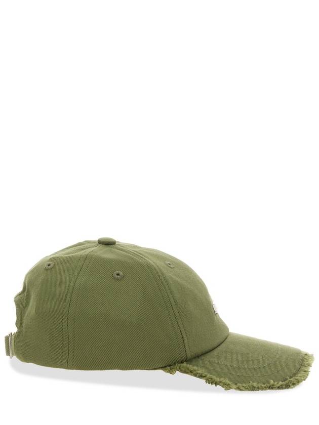 La Casquette Artichaut Fringe Metal Logo Ball Cap Khaki - JACQUEMUS - BALAAN 4