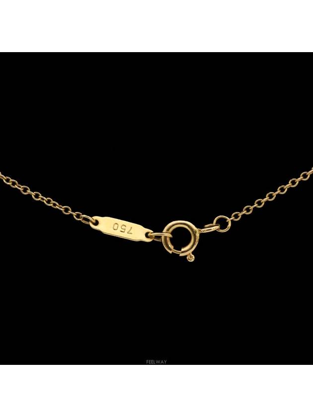 Daejeon Used Luxury Goods X Pendant 18K Yellow Gold Diamond Necklace - TIFFANY & CO. - BALAAN 4