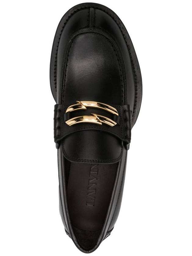 Loafer FWSHGL02CARBA23 10 Black - LANVIN - BALAAN 5