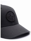 6 Panel Ball Cap Black - STONE ISLAND - BALAAN 5