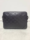 Black Monogram Shadow Duo Messenger Bag - LOUIS VUITTON - BALAAN 2