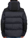 Detachable Sleeve Hooded Short Padding Navy - BURBERRY - BALAAN 6