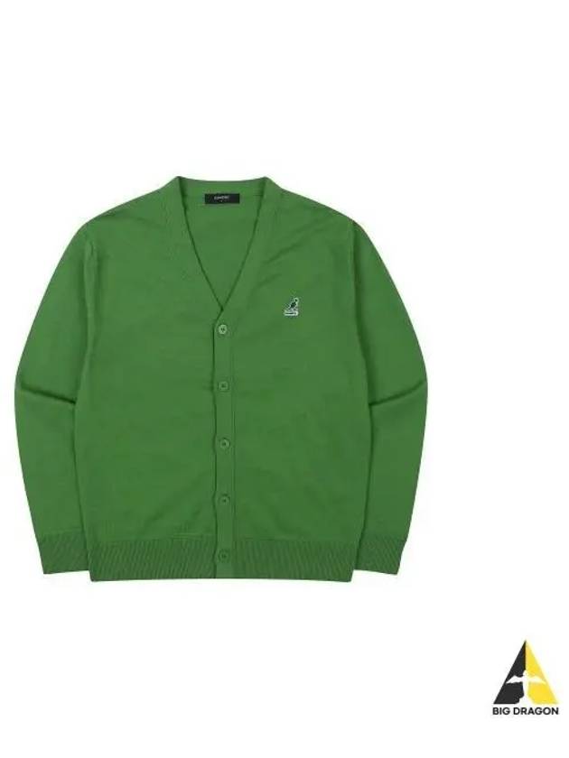 Basic knitted cardigan 1850 green - KANGOL - BALAAN 1