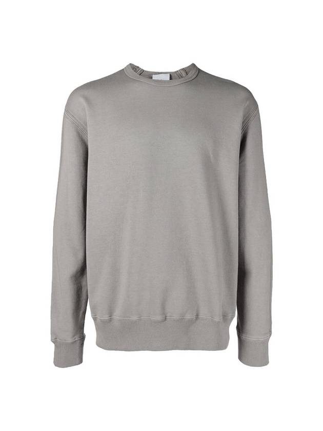 Men's Logo Patch Cotton Sweatshirt Grey - TEN C - BALAAN 1