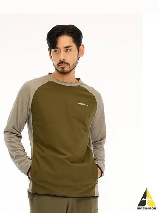 MERRELL MEN Round Neck Windproof T Shirt KHAKI - MERRYMOTIVE - BALAAN 1